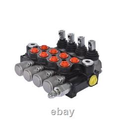 Hydraulic Control Valve 4 Spool 11 GPM SAE Ports 3625 PSI for Tractors Loaders