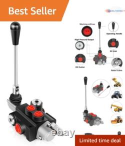 Hydraulic Control Valve Cast Iron 1 Spool 11 GPM 3600 PSI Double Acting