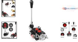 Hydraulic Control Valve Cast Iron 1 Spool 11 GPM 3600 PSI Double Acting