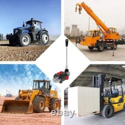 Hydraulic Control Valve Cast Iron 1 Spool 11 GPM 3600 PSI Double Acting