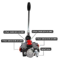 Hydraulic Control Valve Directional 1 Spool 11 GPM Joystick Industrial Heavy