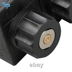 Hydraulic Control Valve Double Acting 13 GPM 3600 PSI 3 Spool Solenoid 12V DC
