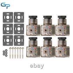 Hydraulic Control Valve Double Acting 13 GPM 3600 PSI 3 Spool Solenoid 12V DC