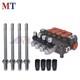 Hydraulic Control Valve Double Acting 21 GPM 3600PSI SAE Ports 4 Spool