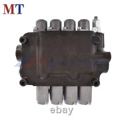 Hydraulic Control Valve Double Acting 21 GPM 3600PSI SAE Ports 4 Spool