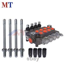 Hydraulic Control Valve Double Acting 21 GPM 3600 PSI SAE Ports 4 Spool