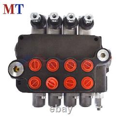 Hydraulic Control Valve Double Acting 21 GPM 3600 PSI SAE Ports 4 Spool