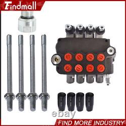 Hydraulic Control Valve Double Acting 4Spool 21GPM 3600PSI SAE withconversion plug