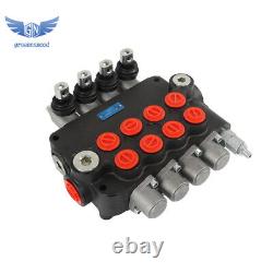 Hydraulic Control Valve Double Acting 4Spool 21GPM 3600PSI SAE withconversion plug