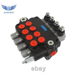 Hydraulic Control Valve Double Acting 4Spool 21GPM 3600PSI SAE withconversion plug