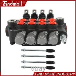 Hydraulic Control Valve Double Acting 4Spool 21GPM 3600PSI SAE withconversion plug