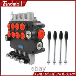 Hydraulic Control Valve Double Acting 4Spool 21GPM 3600PSI SAE withconversion plug