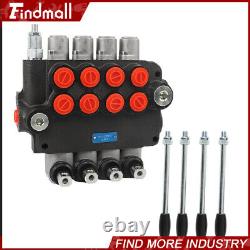 Hydraulic Control Valve Double Acting 4Spool 21GPM 3600PSI SAE withconversion plug