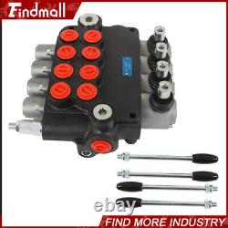 Hydraulic Control Valve Double Acting 4Spool 21GPM 3600PSI SAE withconversion plug