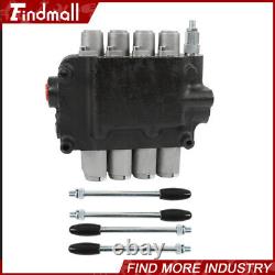 Hydraulic Control Valve Double Acting 4Spool 21GPM 3600PSI SAE withconversion plug