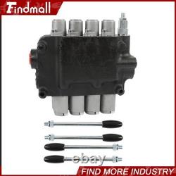Hydraulic Control Valve Double Acting 4Spool 21GPM 3600PSI SAE withconversion plug Hydraulic Control Valve Double Acting 4Spool 21GPM 3600PSI SAE withconversion plug