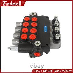 Hydraulic Control Valve Double Acting 4Spool 21GPM 3600PSI SAE withconversion plug