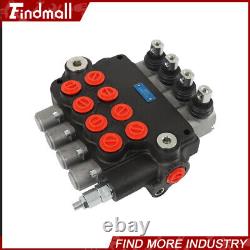 Hydraulic Control Valve Double Acting 4Spool 21GPM 3600PSI SAE withconversion plug