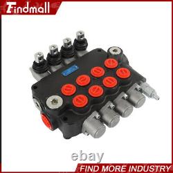 Hydraulic Control Valve Double Acting 4Spool 21GPM 3600PSI SAE withconversion plug