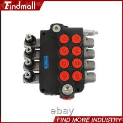 Hydraulic Control Valve Double Acting 4Spool 21GPM 3600PSI SAE withconversion plug