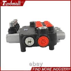 Hydraulic Control Valve Double Acting 4Spool 21GPM 3600PSI SAE withconversion plug Hydraulic Control Valve Double Acting 4Spool 21GPM 3600PSI SAE withconversion plug