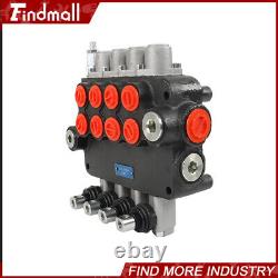 Hydraulic Control Valve Double Acting 4Spool 21GPM 3600PSI SAE withconversion plug