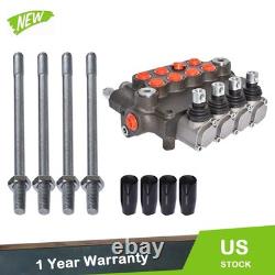 Hydraulic Control Valve Double Acting 4 Spool 21 GPM 3600 PSI SAE Ports