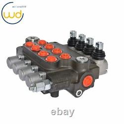 Hydraulic Control Valve Double Acting 4 Spool 21 GPM 3600 PSI SAE Ports