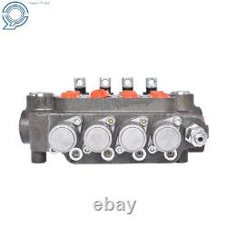 Hydraulic Control Valve Double Acting 4 Spool 21 GPM 3600 PSI SAE Ports