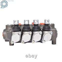 Hydraulic Control Valve Double Acting 4 Spool 21 GPM 3600 PSI SAE Ports