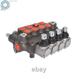 Hydraulic Control Valve Double Acting 4 Spool 21 GPM 3600 PSI SAE Ports