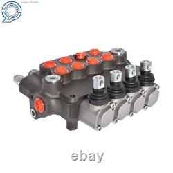 Hydraulic Control Valve Double Acting 4 Spool 21 GPM 3600 PSI SAE Ports