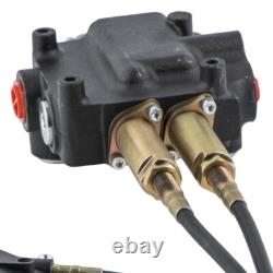 Hydraulic Control Valve Kit Cable Remote Control Valve Kit 2 Spool Valv 21GPM