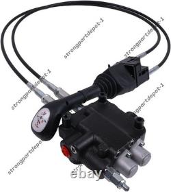 Hydraulic Control Valve Kit Cable Remote Control Valve Kit 80lpm/ 21gpm