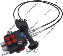Hydraulic Control Valve Kit Cable Remote Control Valve Kit 80lpm/ 21gpm