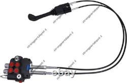 Hydraulic Control Valve Kit Cable Remote Control Valve Kit 80lpm/ 21gpm