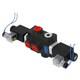 Hydraulic Control Valve Solenoid 12V DC Double Acting 13 GPM 3600 PSI