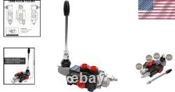 Hydraulic Control Valve with Joystick, 1 Spool Black