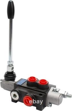 Hydraulic Control Valve with Joystick, 1 Spool Black