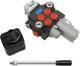 Hydraulic Control Valve with Joystick withFloat 2 Spool 11GPM Hydraulic Direct