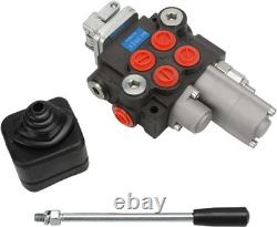 Hydraulic Control Valve with Joystick withFloat 2 Spool 11GPM Hydraulic Direct