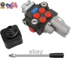 Hydraulic Control Valve with Joystick withFloat 2 Spool 11GPM Hydraulic Direct