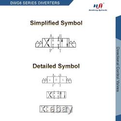 Hydraulic Direction Control Electric Solenoid Valve Size-6 D03 NG6 4-Port 110VAC