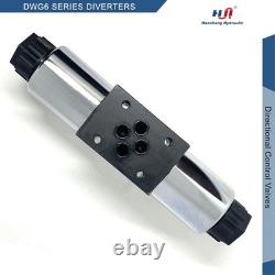 Hydraulic Directional Control Solenoid Valve 4DWJ6 D03 NG6 DC 12V Size-6 J-Spool