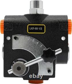 Hydraulic Directional Control Valve 0-16 GPM 3000 PSI 1/2 NPT Port Hydraulic