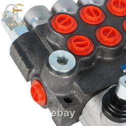 Hydraulic Directional Control Valve 11gpm, Double Acting Cylinder 4 Spool New
