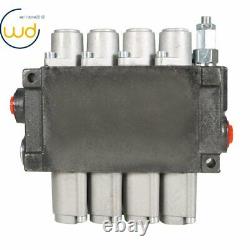 Hydraulic Directional Control Valve 11gpm, Double Acting Cylinder Spool 4 Spool