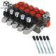 Hydraulic Directional Control Valve 13GPM Double Acting SAE 5 Spool