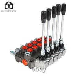 Hydraulic Directional Control Valve 13GPM Double Acting SAE 5 Spool Hydraulic Directional Control Valve 13GPM Double Acting SAE 5 Spool