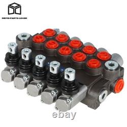 Hydraulic Directional Control Valve 13GPM Double Acting SAE 5 Spool Hydraulic Directional Control Valve 13GPM Double Acting SAE 5 Spool